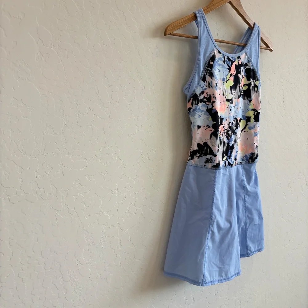 Gymboree Light Blue Floral Tank Dress